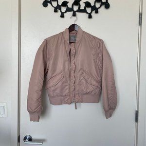 Everlane Pink Bomber Jacket